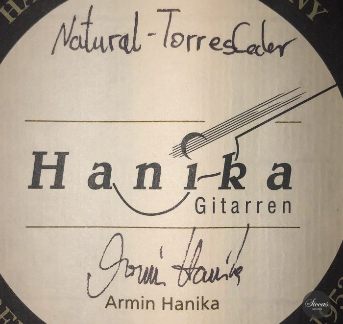 Classical guitar Hanika Natural Torres 2020 26