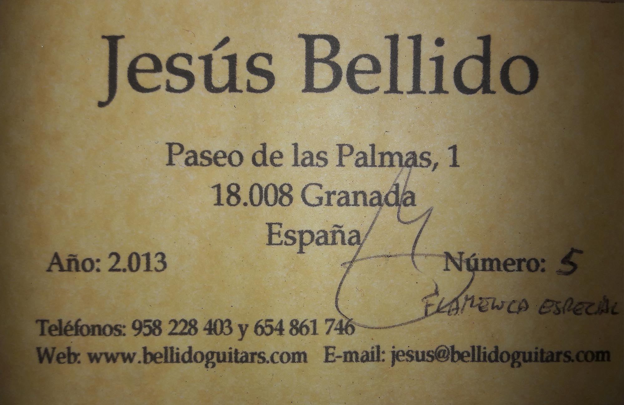 a jesus bellido 2013 15082018 label