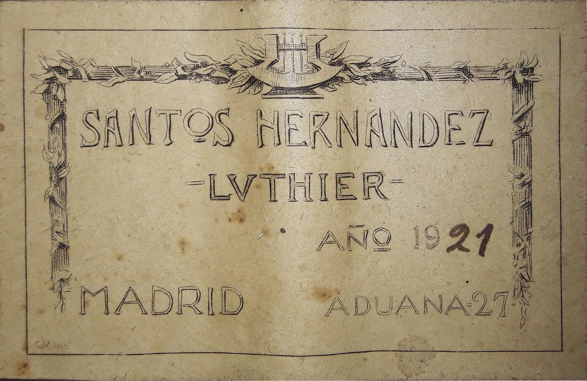 a santos hernandez 1921 20102018 label