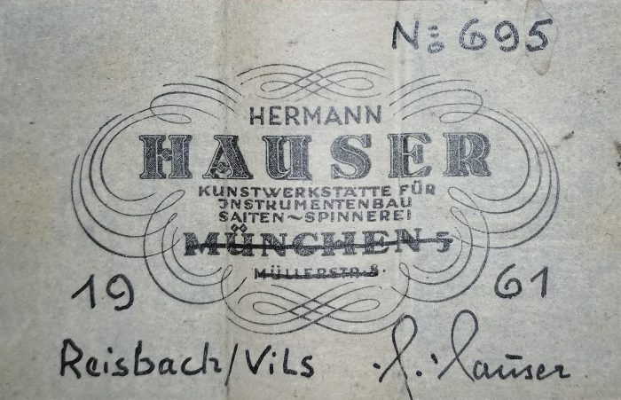 a hermannhauser 1961 13112019 label