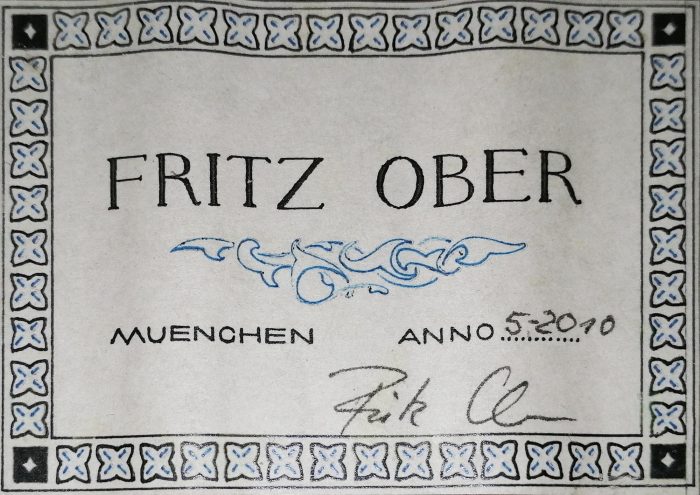 a fritzober 2010 02072020 label
