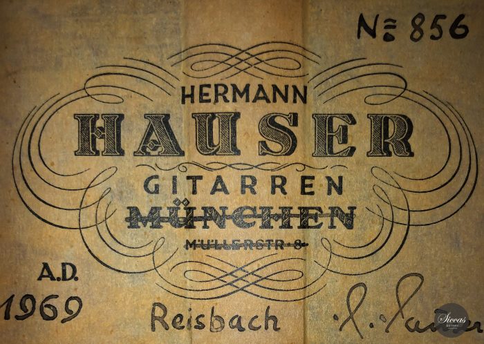 Classical guitar Hermann Hauser II 1969 27