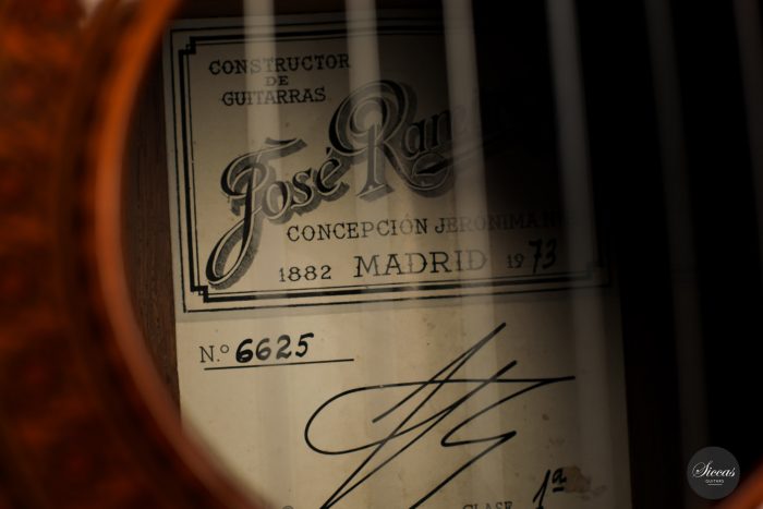 Classical guitar José Ramirez 1973 22