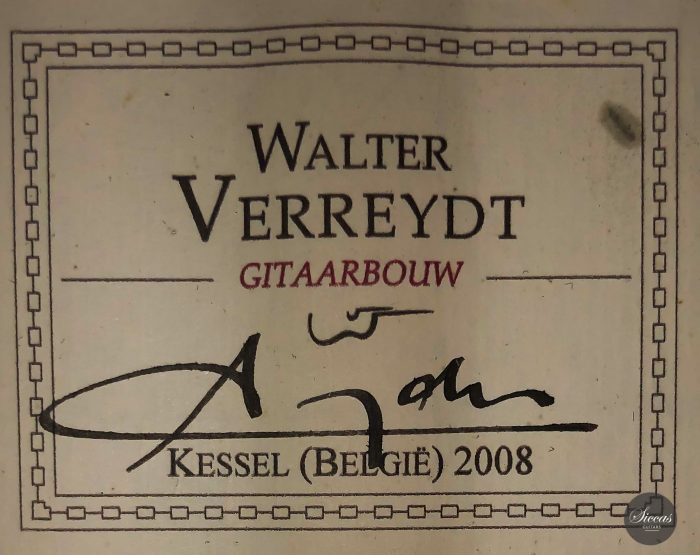 Classical guitar Walter Verreydt 2008 25