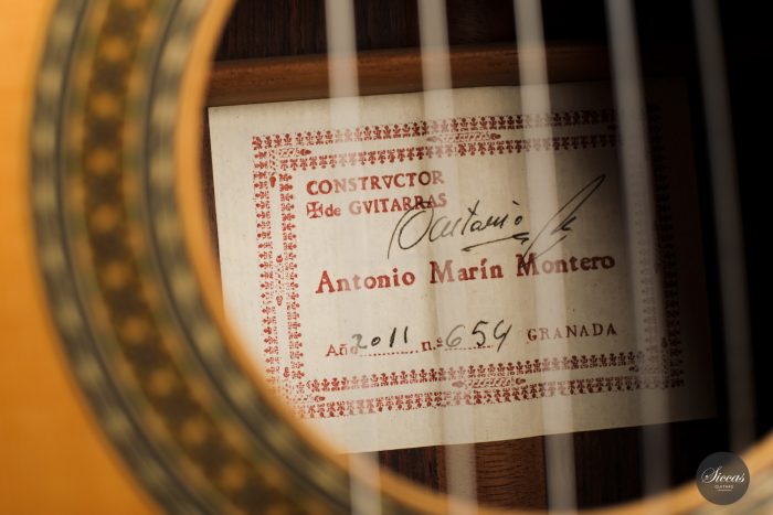Classical guitar Antonio Marin Montero Flamenca Negra 2011 22