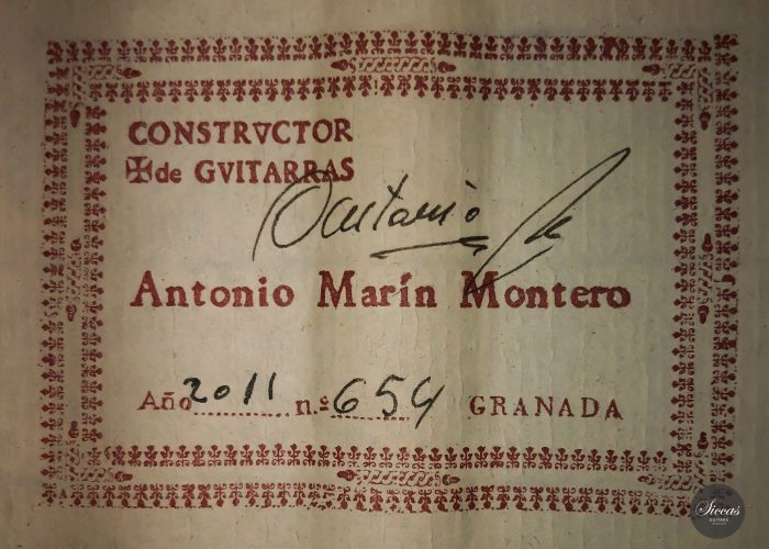 Classical guitar Antonio Marin Montero Flamenca Negra 2011 23