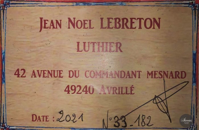 Classical guitar Jean Noel Leberton 2021 21