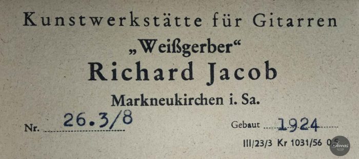Richard Jacob Weissgerber Big Wiener model 1924 30
