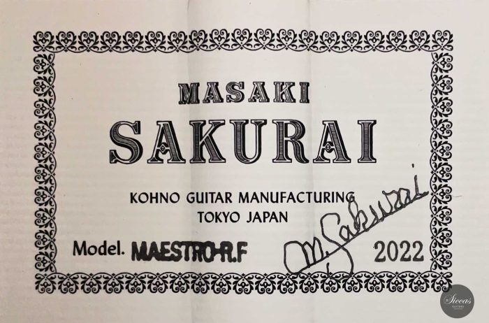 Masaki Sakurai 2022 Maestro R.F Spruce 30