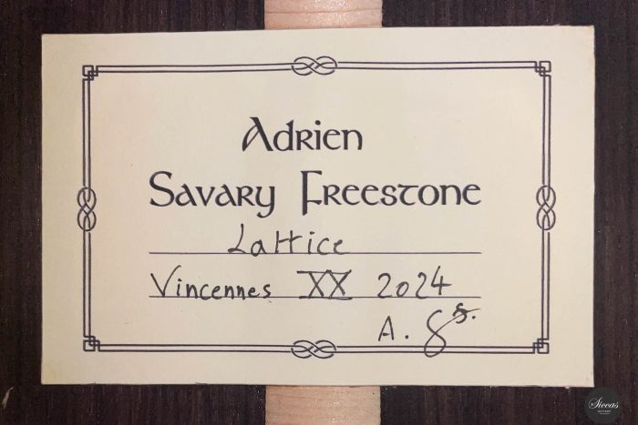 Adrien Savary Freestone 2024 Lattice 1