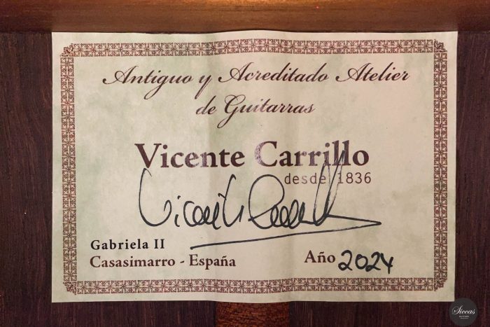 Vicente Carrillo – 2024 Gabriela II Cedar Madagascar 63 cm 1