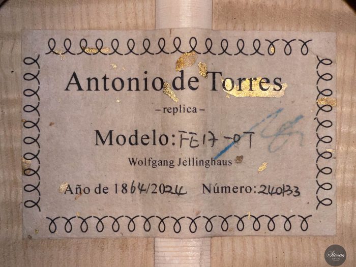 Wolfgang Jellinghaus Antonio de Torres FE 17 Tornavoz 1
