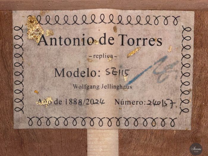 Wolfgang Jellinghaus Antonio de Torres SE 115 1