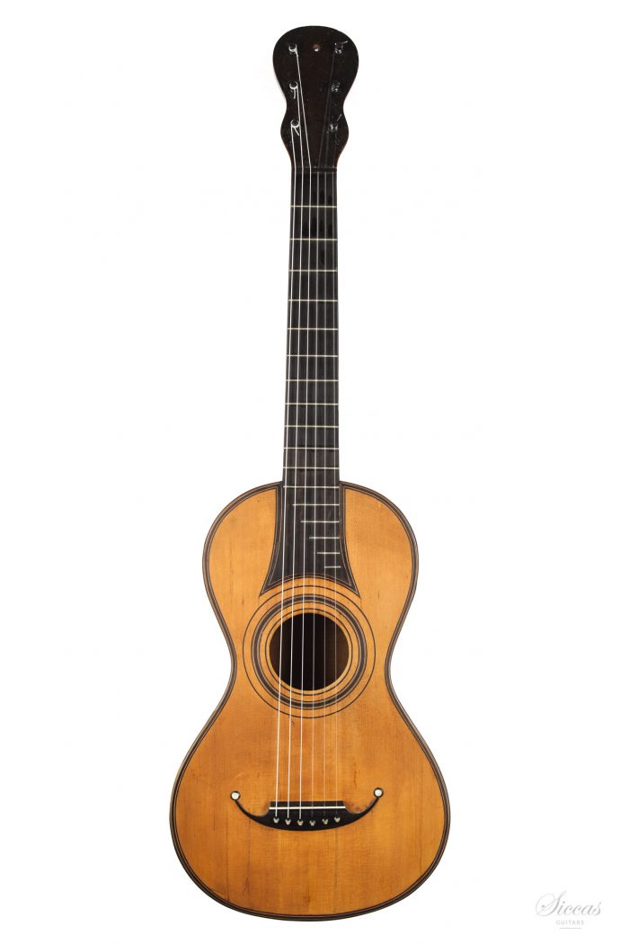 Classical guitar Francois Roudhloff Circa 1830 1
