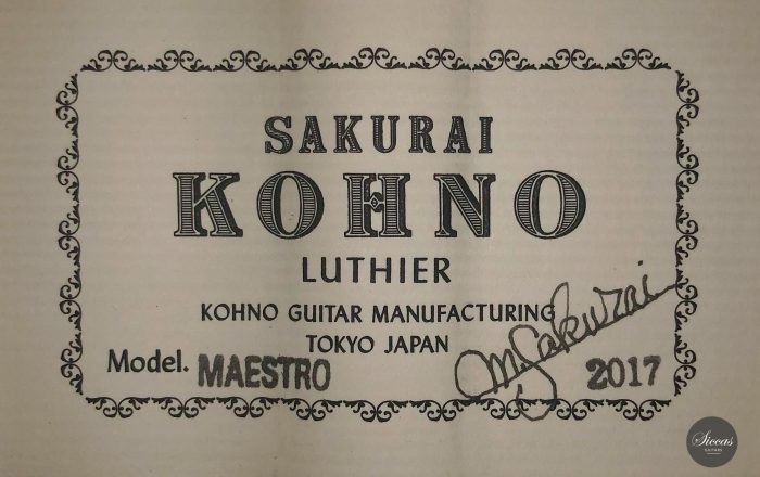 Classical guitar Kohno Sakurai Maestro 2017 25