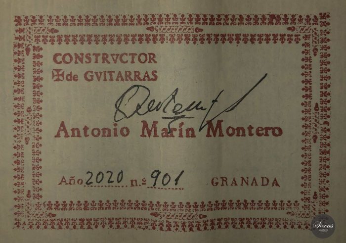 Classical guitar Antonio Marin Montero 2020 27