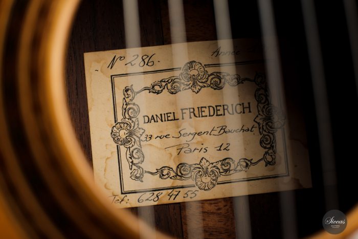Classical guitar Daniel Friederich 1971 24